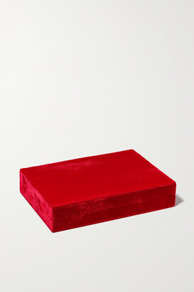 Sophie Bille Brahe Trésor Velvet Jewelry Box - Red - One size