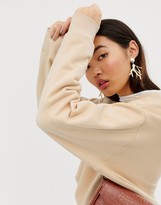 weekday huge cropped sweatshirt