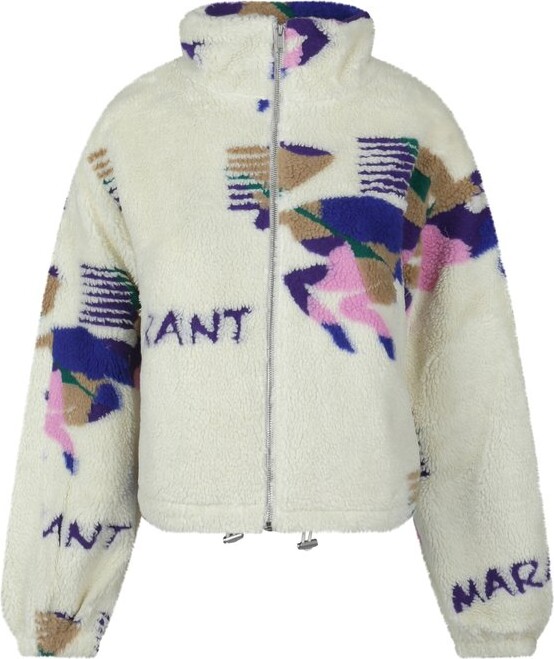 Etoile Isabel Marant Mackensy Fleece Zipped Jacket - ShopStyle
