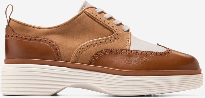 Women's ØriginalGrand City Platform Wingtip Oxfords