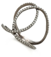 Thumbnail for your product : Jacquie Aiche Pave Overlap Circles Eternity Ring