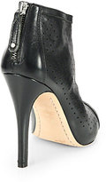 Thumbnail for your product : Alice + Olivia Gerri Leather Open-Toe Ankle Boots