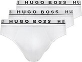 Thumbnail for your product : HUGO BOSS Three-pack of stretch-cotton briefs with logo waistbands