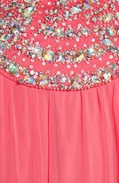 Thumbnail for your product : As U Wish 'Olivia' Embellished Bodice Strapless Gown (Juniors)