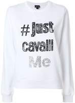 Thumbnail for your product : Just Cavalli logo design sweatshirt