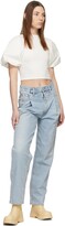 Thumbnail for your product : AGOLDE Blue Fold Waistband Jeans