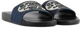 Thumbnail for your product : Moncler Blue Fabric New Basile Sandals