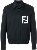 Thumbnail for your product : Fendi logo print shirt jacket