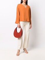 Thumbnail for your product : FEDERICA TOSI V-neck long-sleeved blouse