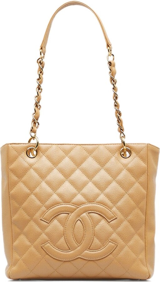 Chanel Pre Owned 2003-2004 Petite Shopping tote bag - ShopStyle