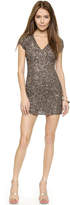Thumbnail for your product : Parker Cluster Beaded V Neck Dress