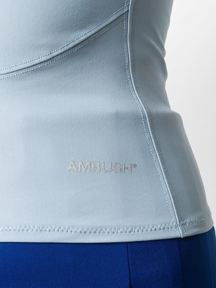 Ambush Light Blue Scuba Long-Sleeve Top