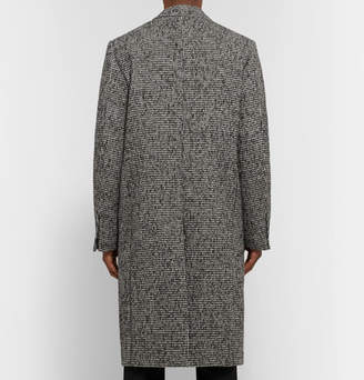 Privee Salle SALLE Adrian Houndstooth Wool-blend Overcoat - Gray