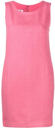 Chanel Pre Owned 2000s Textured Sleeveless Mini Dress
