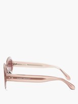 Thumbnail for your product : Isabel Marant Sunglasses Trendy Oval Acetate Sunglasses - Nude