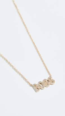 Ef Collection 14k Diamond Boss Necklace