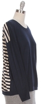 Thumbnail for your product : Feel The Piece Leni Stripe Back Pull Over Sweatshirt