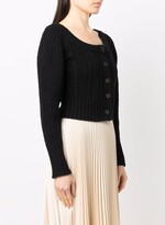 Thumbnail for your product : Alexander McQueen Ribbed-Knit Cardigan