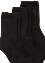 Thumbnail for your product : Forever 21 Solid Crew Sock Set
