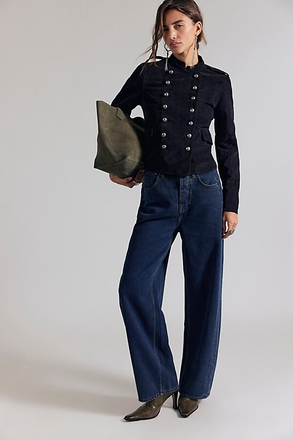 Free People Lotty Velvet Jacket