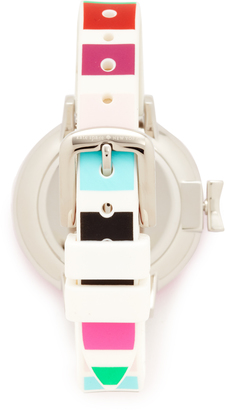 Kate Spade Park Row Silicone Watch