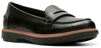 clarks ladies loafers