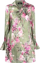 Thumbnail for your product : Blumarine Floral-Print Shirt Dress
