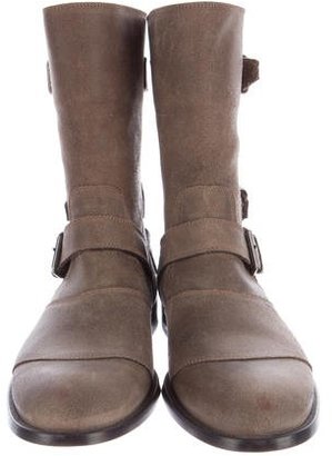 Belstaff Suede Mid-Calf Boots w/ Tags