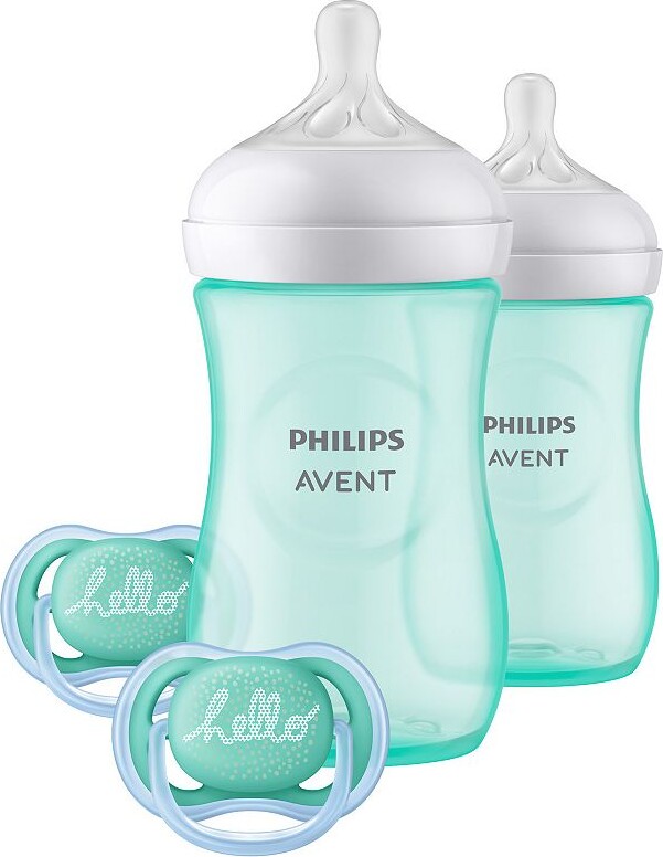 Avent Naturally Philips Natural Anti-Colic Infant Baby Bottle with Natural Response Nipple Baby Gift Set