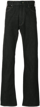 Armani Jeans stitch detail bootcut jeans