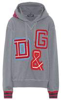 Dolce & Gabbana Sweat-shirt à capuche en coton à ornements