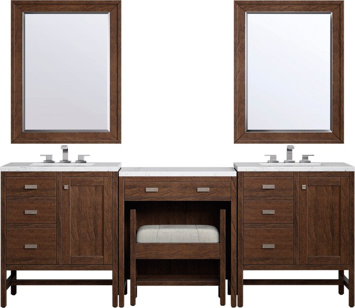 James Martin Vanities James Martin Addison 90" Double Sink Bathroom
