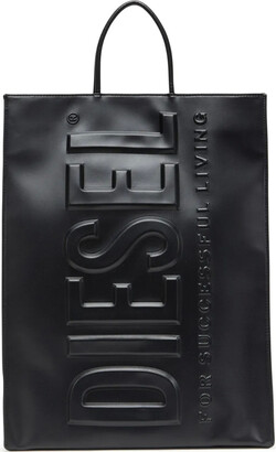 Diesel DSL 3D L X logo-embossed tote bag ShopStyle