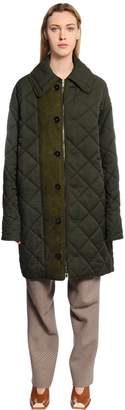 Stella McCartney Oversized Quilted Canvas Coat