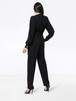 Thumbnail for your product : Alessandra Rich sequin embellished lace wool blend jumpsuit