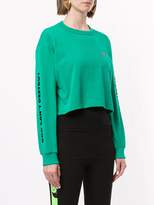 Thumbnail for your product : GCDS cropped long-sleeved T-shirt