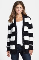 Thumbnail for your product : Vince Camuto Eyelash Knit Stripe Cardigan