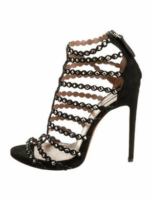 studded cage heels