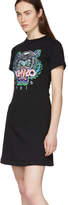 Thumbnail for your product : Kenzo Black Tiger Flared T-Shirt Dress