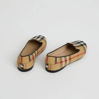 Burberry Childrens Vintage Check Slippers