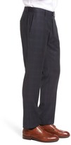 Thumbnail for your product : BOSS Men's Genesis Flat Front Plaid Wool Trousers