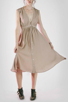 Thumbnail for your product : Knot Sisters Deep-V Midi Dress
