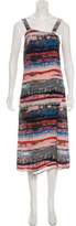 Thumbnail for your product : Opening Ceremony Silk Sleeveless Midi Dress