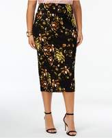 Thumbnail for your product : Melissa McCarthy Trendy Plus Size Printed Pencil Skirt