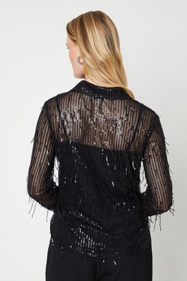 oasis sequin top