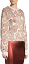 Thumbnail for your product : Herve Leger Paisley Blouson Sleeve Sweater