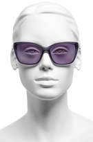 Thumbnail for your product : Furla 56mm Leather Insert Sunglasses