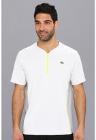 Thumbnail for your product : Lacoste Ultra Dry Short Sleeve Textured Trim Zip Placket T-Shirt