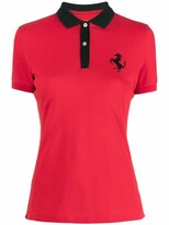 Thumbnail for your product : Ferrari Prancing Horse logo-print polo shirt