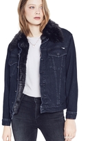 Thumbnail for your product : Mother Furry Drifter Jacket In Black Cat Fever